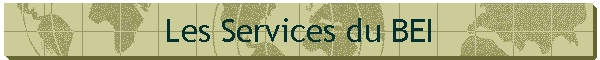Les Services du BEI